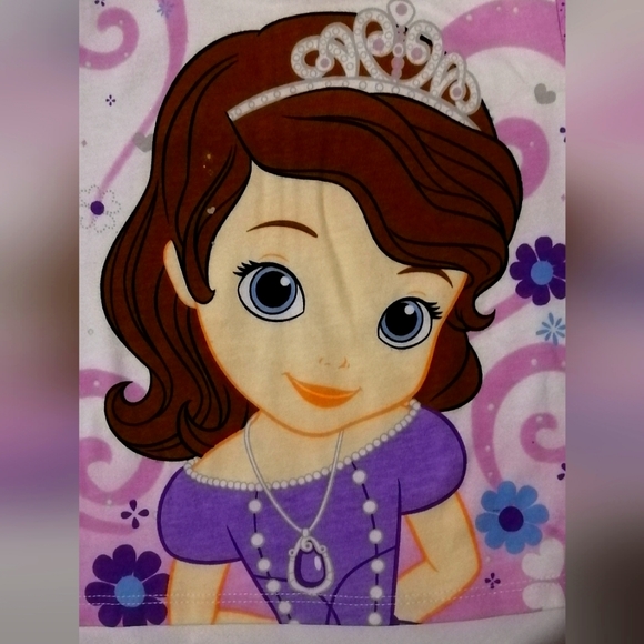 🔥SALE🔥 Disney Sofia the First 3 Piece Pajama Set Size 2 NWT Princess - Picture 7 of 11